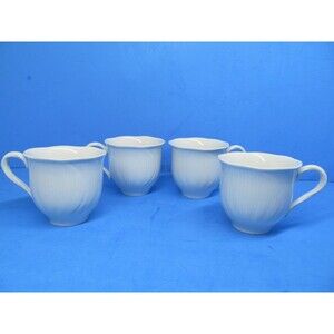 Mikasa Spring Magnolia Coffee Cups Bundle of 4 Excellent Condition